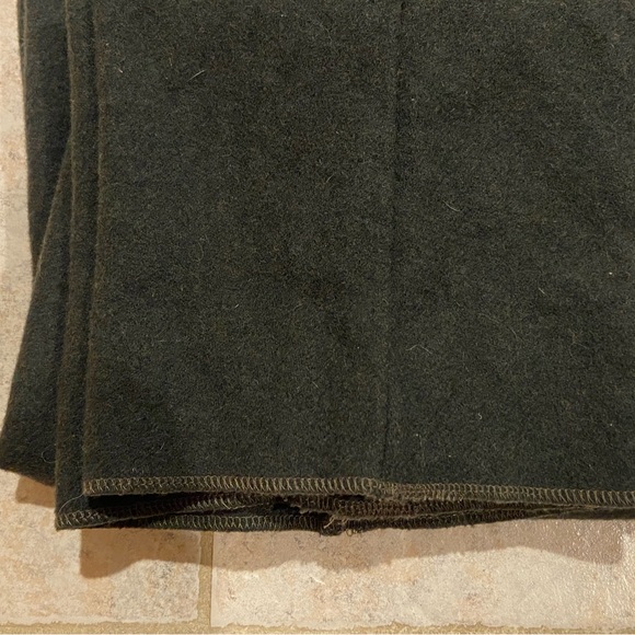 L.L. Bean Heavy Wool Blend Hunter Green Cargo Field Pants Size 12 Workwear - Picture 11 of 11